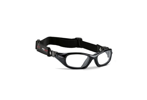 Sportbril Progear met hoofdband - M - Metallic Black