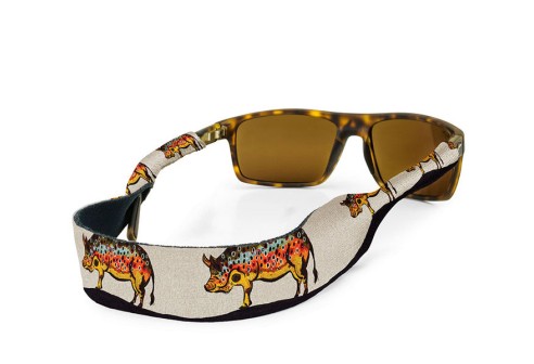Croakies Print Hog Brown XL