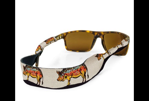 Croakies Print Hog Brown XL