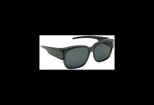 Overzetzonnebril model Kiev glanzend grijs