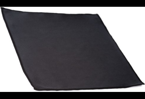 Microvezeldoekje - 20 x 20 - Zwart - Optilux Premium kwaliteit