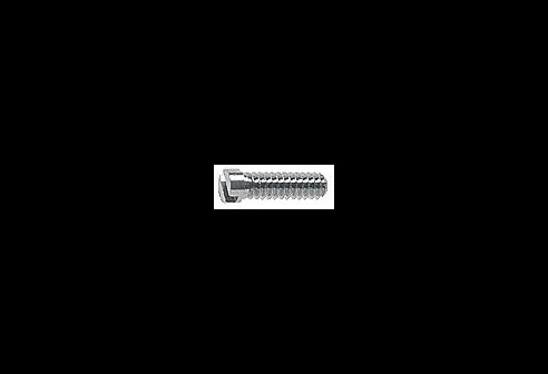 Gleufschroef zilver Ø 1,1 lengte 4,2 mm