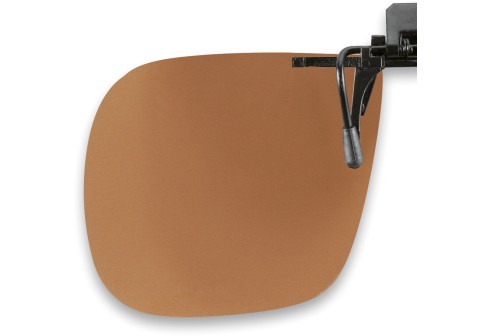 Voorhanger „Standaard” klapbaar 60 x 52 mm – Bruin, polariserend