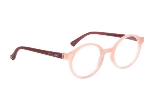 Charly transparant perzik/oud roze, maat 40
