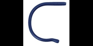 Siliconen kruloortip voor volwassenen blauw Ø 1,0 tot 1,1 mm