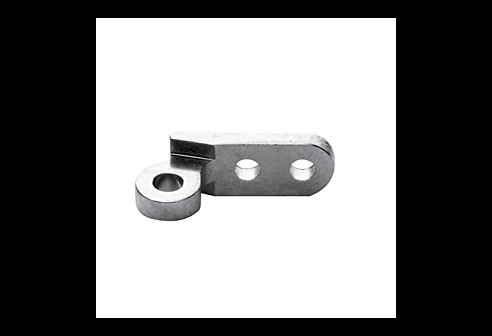Klinkscharnieren voorstukdeel, enkel oog, opening 1,2 mm