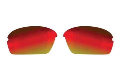Reserve lens Progear Sportshades Racer rood verspiegeld per paar