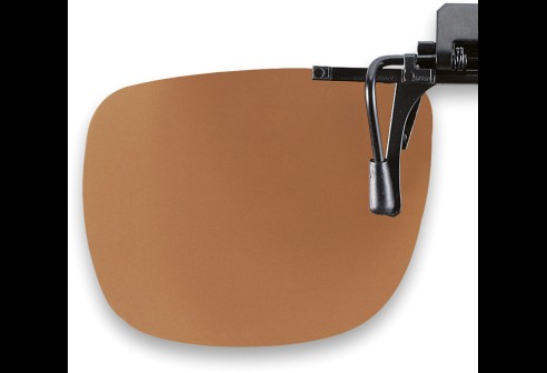 Voorhanger „Standaard” opklapbaar 54 x 43 mm - Bruin, polariserend