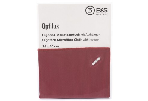 Microvezeldoekje - 30 x 30 - Bordeaux - Optilux Premium kwaliteit