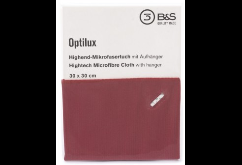 Microvezeldoekje - 30 x 30 - Bordeaux - Optilux Premium kwaliteit