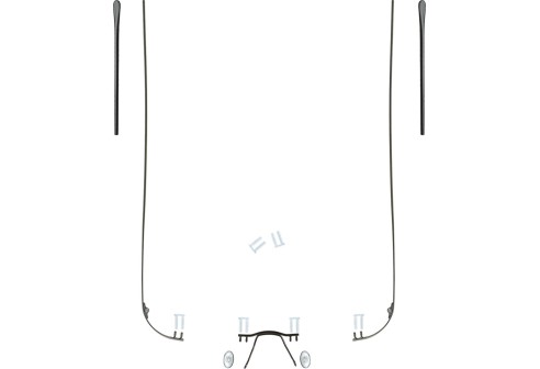 Complete glasbrilset gun