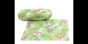 Etui Flamingo met microvezeldoekje