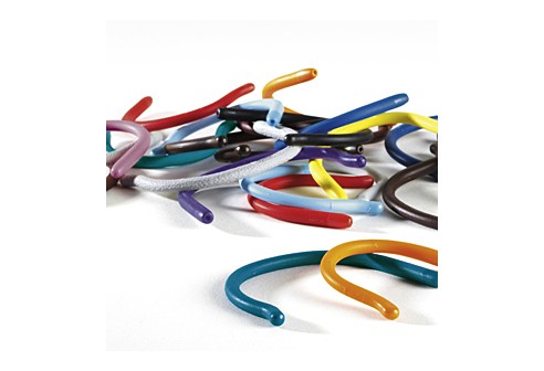 Oortip, kinderen: lengte 80 mm, geel