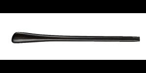 Acetaat oortip zwart Ø 1,7 mm