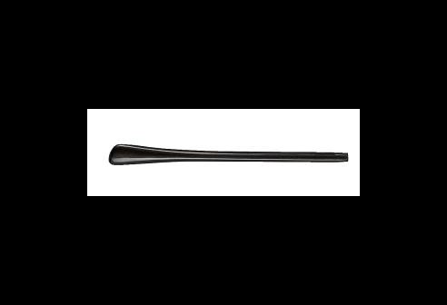 Acetaat oortip zwart Ø 1,7 mm