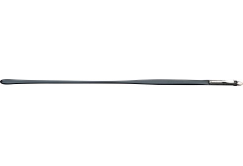 Acetaatveren zwart, scharnier 1 mm hoogte 3,5 mm