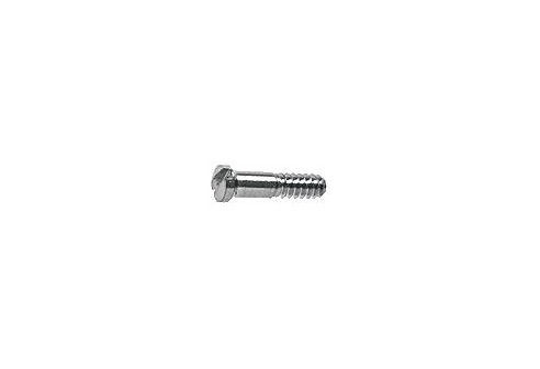 Gleufschroef zilver Ø 1,0 lengte 4,45 mm