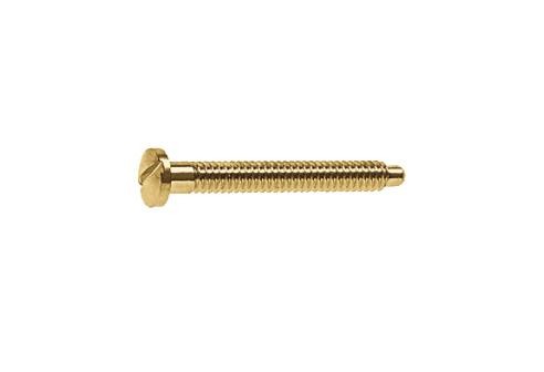Gleufschroef goud Ø 1,4 lengte 12 mm