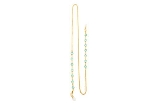 Brilketting Rimini blauw