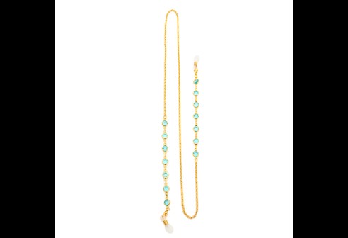 Brilketting Rimini blauw