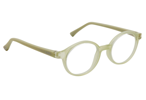 Charly transparant feather green, maat 38