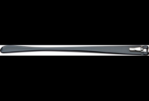 Acetaatveren zwart, scharnier 1,4 mm hoogte 10 mm
