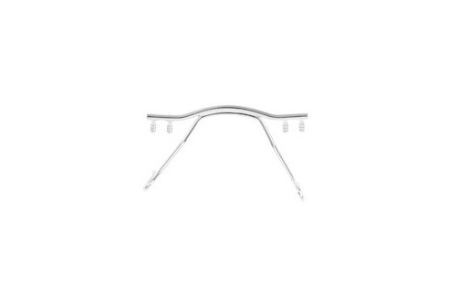 Brug voor glasbrillen beta-titanium zilver