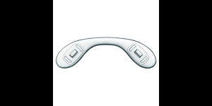Siliconen zadelpad klik halfhard 18 x 28,5 mm