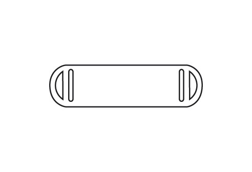 Prijsetiketten, Flexibel, 57 x 15 mm