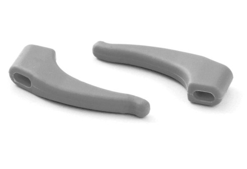 Milo & Me kids antislip oorhaakjes, ijsgrijs
