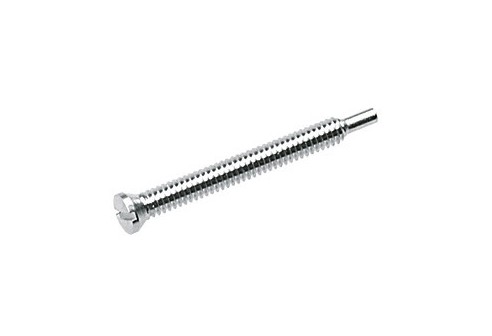 Gleufschroef zilver Ø 1,2 lengte 12 mm