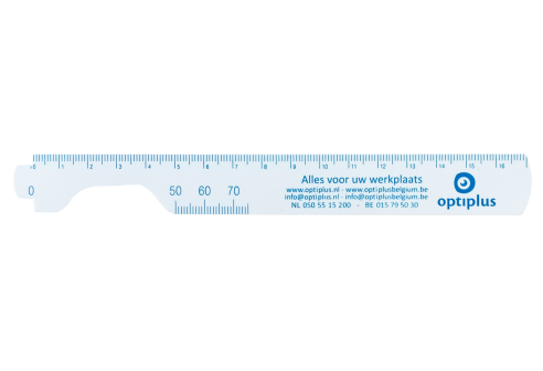 Pd latje met Optiplus logo