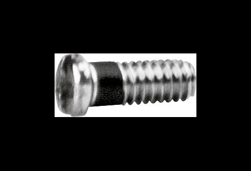 Kruiskop/gleuf-schroef zilver Ø 1,4 lengte 4,2 mm