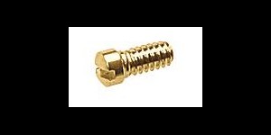 Gleufschroef goud Ø 1,4 lengte 3,9 mm