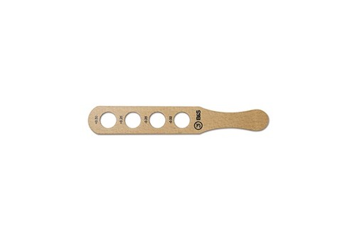 Houten test handvat Sphar. +/- 0.25 dpt. - +/-0.50 dpt