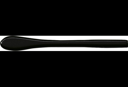 Acetaat oortip zwart 2,5 x 1,3 mm