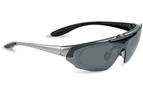 Shoptic Te verglazen sportbril - Zilver