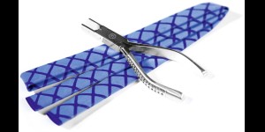 Krimpkous voor tangengrepen blauw