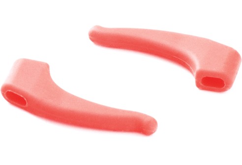 Milo & Me kids antislip oorhaakjes, rood