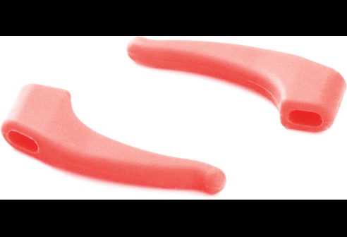 Milo & Me kids antislip oorhaakjes, rood 