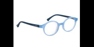 Charly transparant lichtblauw/donkerblauw, maat 38