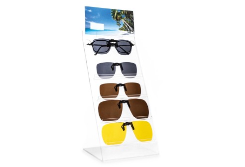 Display acryl voor 5 clips