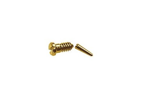 Gleufschroef goud Ø 1,6 lengte 3,5/6,5 mm