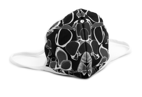 Mondkapjes herbruikbaar microvezel met brillen design