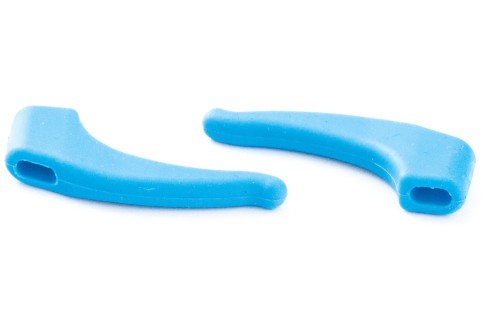 Milo & Me kids antislip oorhaakjes, licht blauw