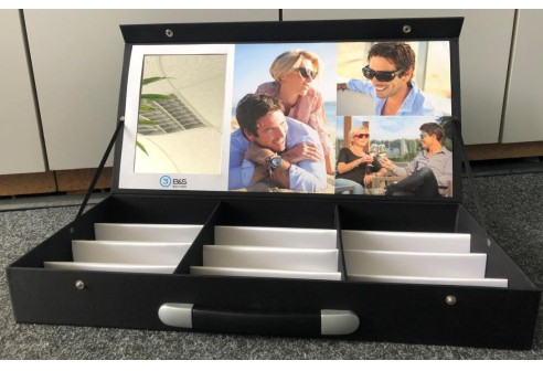 Shoptic presentatiekoffer – Zonder inhoud - Met spiegel