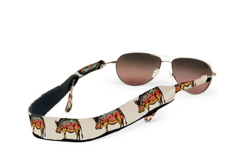 Croakies Print Hog Brown regular