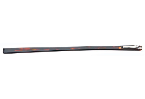 Acetaatveren donkerhavanna, scharnier 1,2 mm hoogte 5 mm