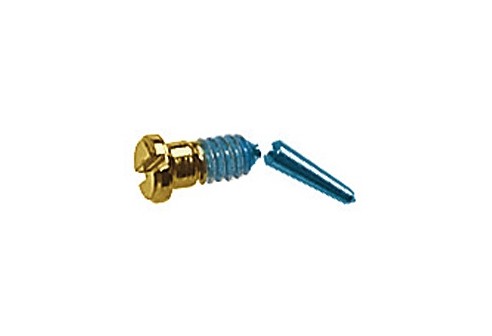 Gleufschroef goud Tuflock Ø 1,2 lengte 3,5/5,9 mm