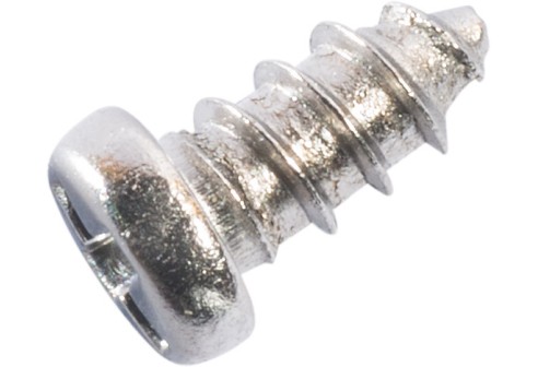 Kruiskop/gleuf-schroef zilver Ø 1,6 lengte 4,0 mm